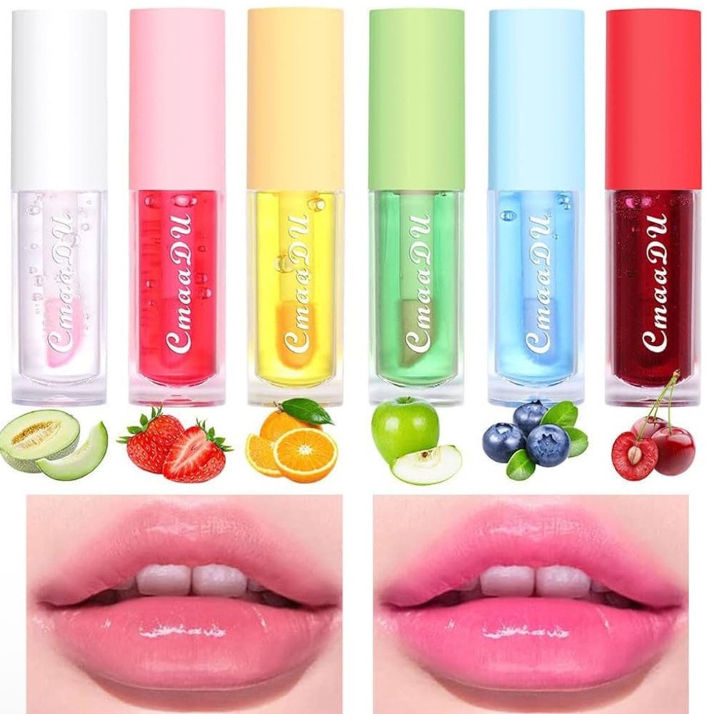 6Pcs Lip Gloss Set Flavored Color Changing Lip Gloss Pack Set Moisturizing